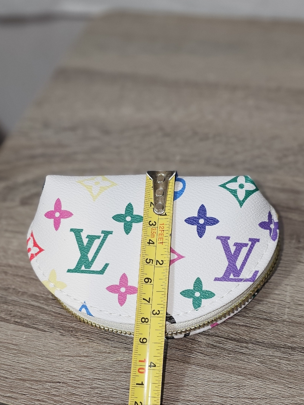 🌼SALE🌼Designer INSPIRED Multicolor Monogram Cosmetic Pouche- NWOT - Picture 9 of 11